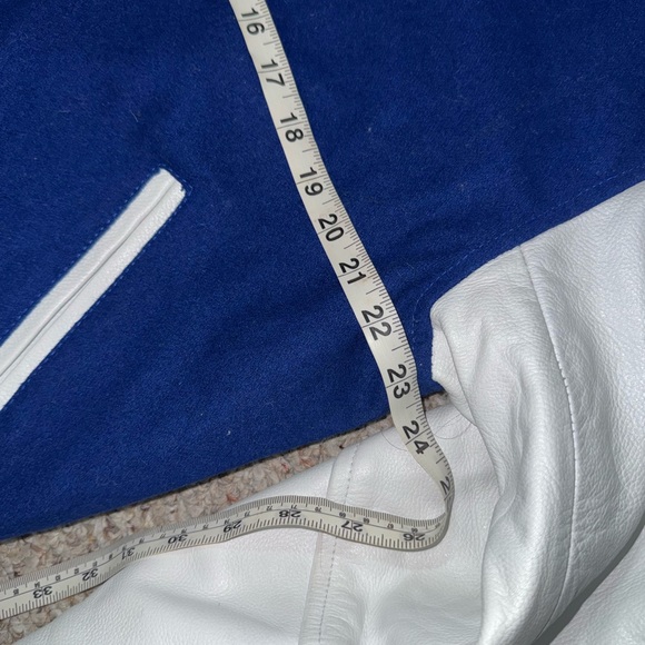 Sledwise Blue and White Varsity Jacket size large - Picture 12 of 12